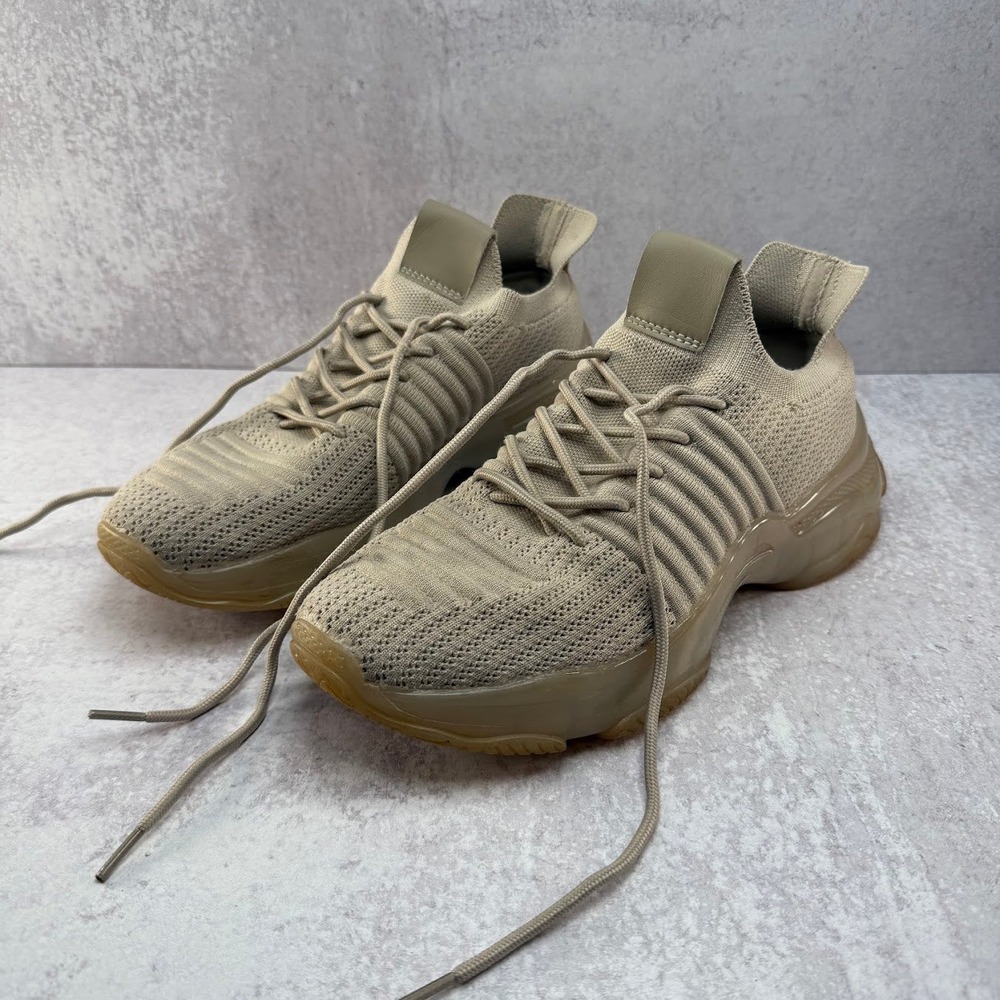 CUSHIONAIRE Apolo-T Knit Sneaker Taupe Mens Size 10